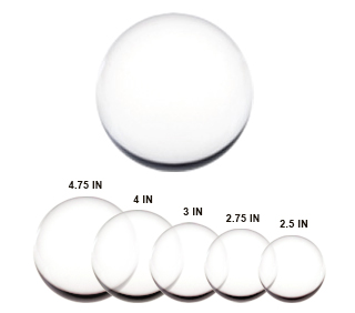 Acrylic Balls - Clear from Dubé Juggling Equipment
